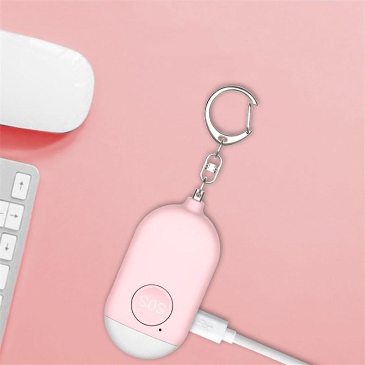 130dB IP44 Waterproof Rechargeable Anti-wolf Alarm Flashlight Intelligent Personal Alarm, English Packaging 130dB IP44 Waterproof Rechargeable Anti-wolf Alarm Flashlight Intelligent Personal Alarm, English Packaging